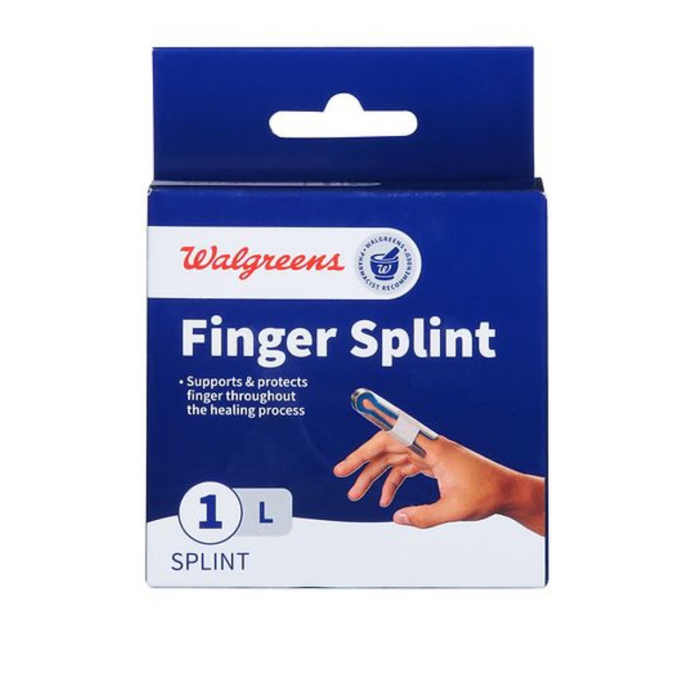 Walgreens Finger Splint Size Large